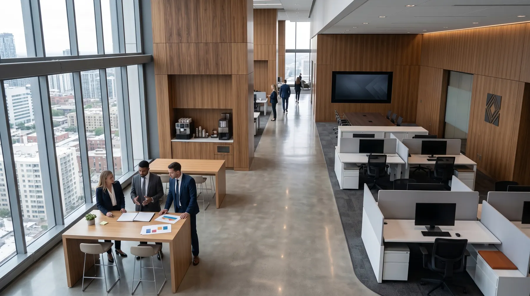 A month-to-month client review meeting