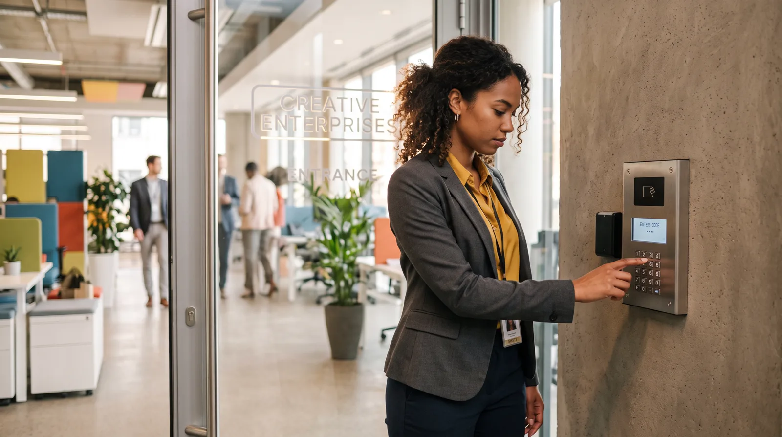 A Safety-Centric client using a mobile access control app