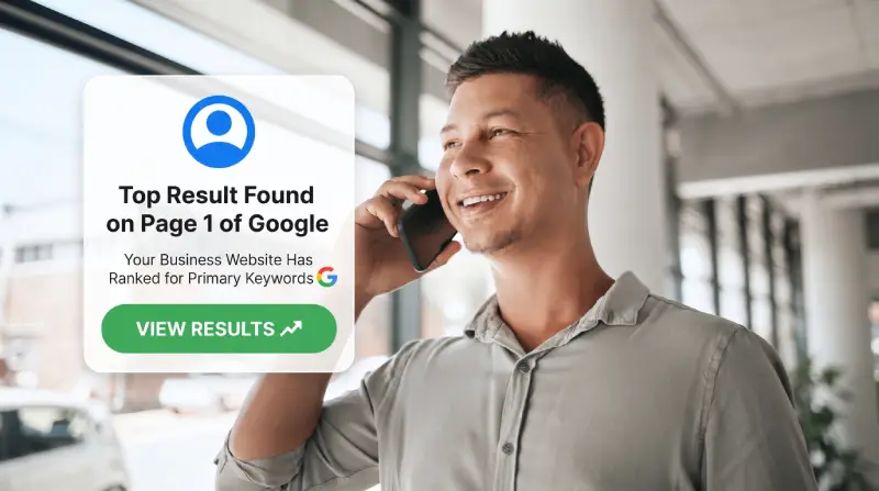 Google search ranking dashboard