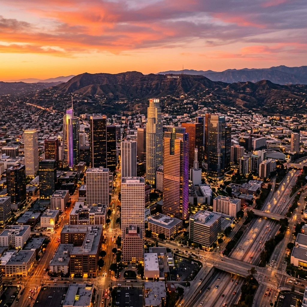 Los Angeles County skyline